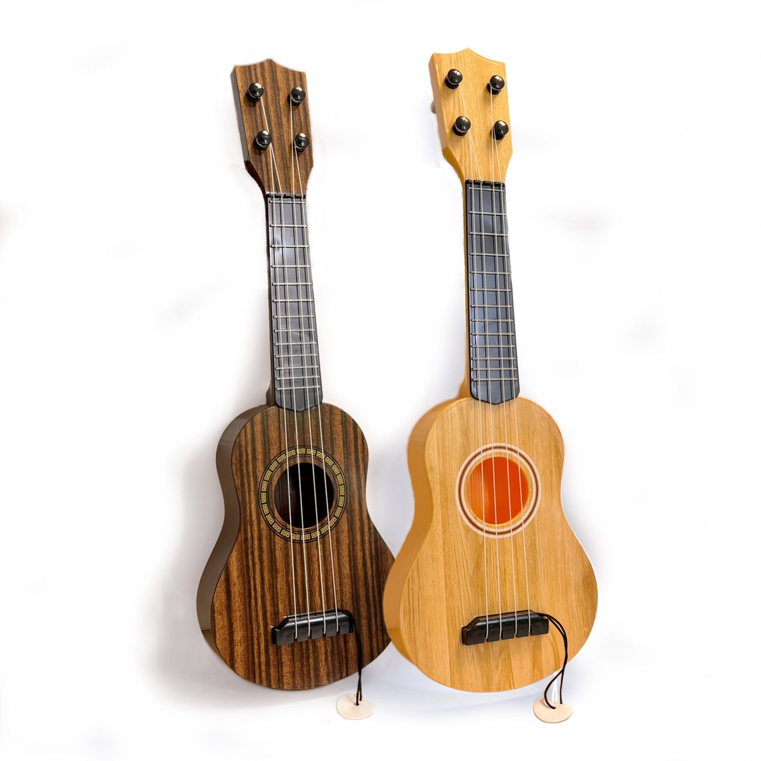 Speelgoed Gitaar/Ukelele lichtbruin - Afbeelding 4