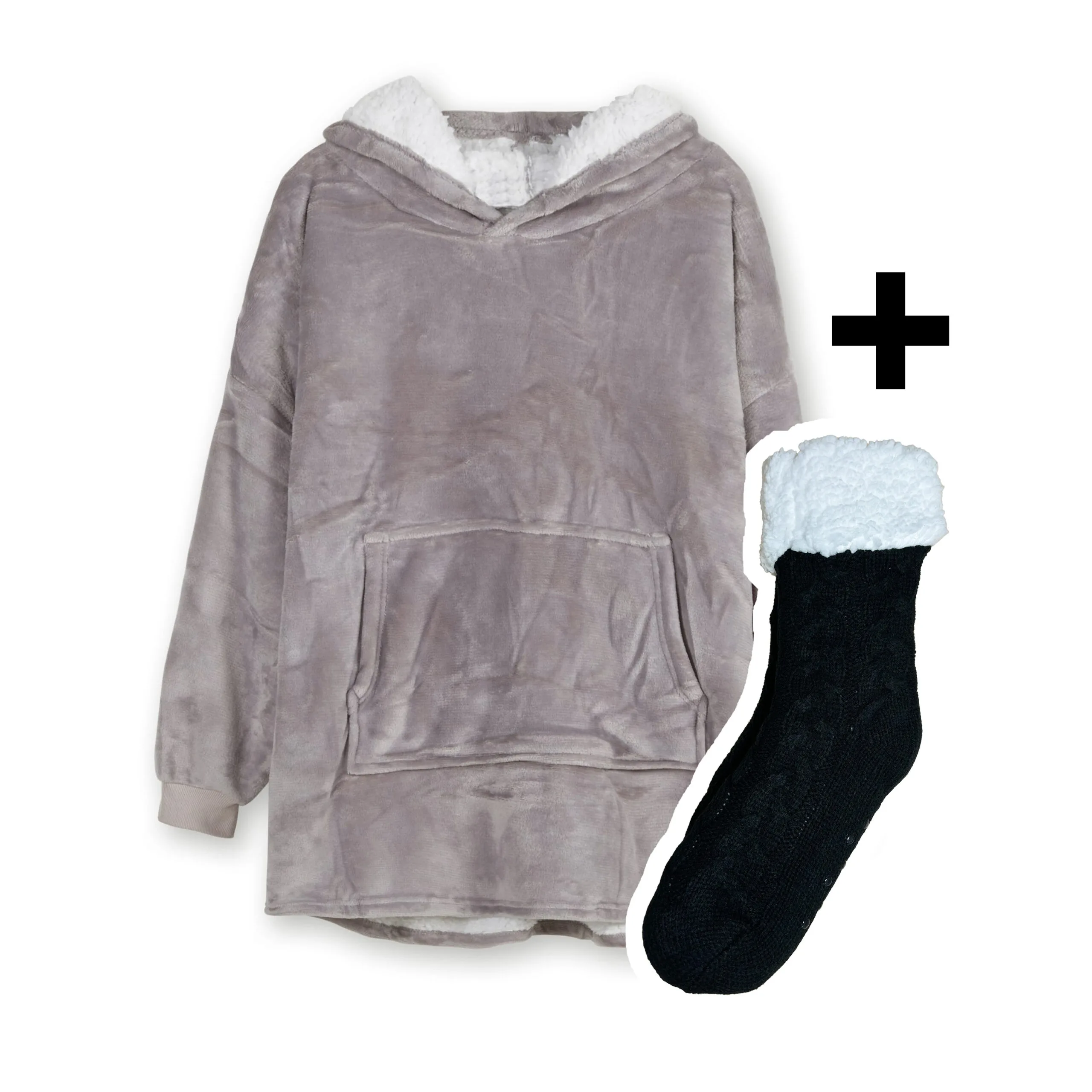 Fleecetrui Combideal Grijs