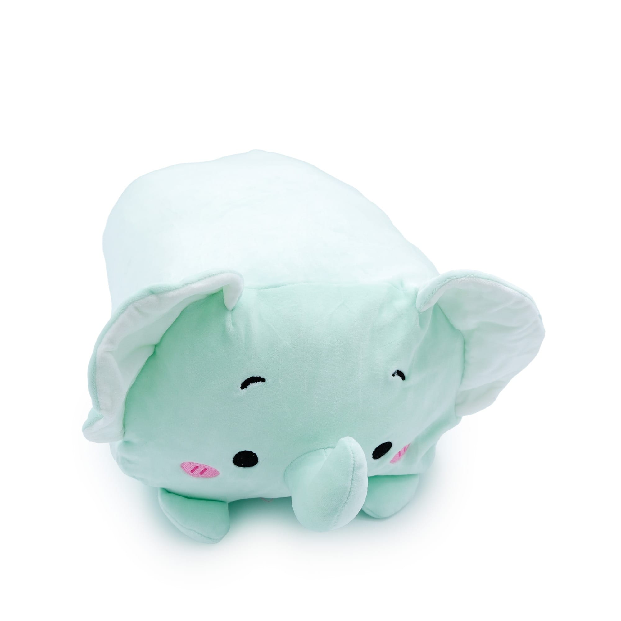 Olifant knuffel bovenaf.